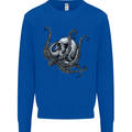 Cthulhu Skull Mens Sweatshirt Jumper Royal Blue