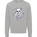 Cthulhu Skull Mens Sweatshirt Jumper Sports Grey
