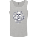 Cthulhu Skull Mens Vest Tank Top Sports Grey