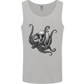 Cthulhu Skull Mens Vest Tank Top Sports Grey