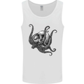 Cthulhu Skull Mens Vest Tank Top White