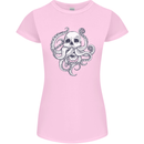 Cthulhu Skull Womens Petite Cut T-Shirt Light Pink