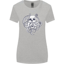 Cthulhu Skull Womens Wider Cut T-Shirt Sports Grey