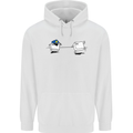 Ctrl Esc Funny Keyboard Police Gaming Gamer Childrens Kids Hoodie White