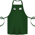 Ctrl Esc Funny Keyboard Police Gaming Gamer Cotton Apron 100% Organic Forest Green
