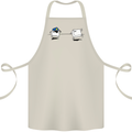 Ctrl Esc Funny Keyboard Police Gaming Gamer Cotton Apron 100% Organic Natural