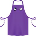 Ctrl Esc Funny Keyboard Police Gaming Gamer Cotton Apron 100% Organic Purple