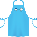 Ctrl Esc Funny Keyboard Police Gaming Gamer Cotton Apron 100% Organic Turquoise