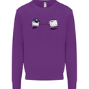 Ctrl Esc Funny Keyboard Police Gaming Gamer Kids Sweatshirt Jumper Purple