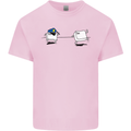 Ctrl Esc Funny Keyboard Police Gaming Gamer Kids T-Shirt Childrens Light Pink