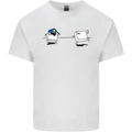 Ctrl Esc Funny Keyboard Police Gaming Gamer Kids T-Shirt Childrens White