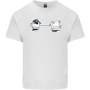 Ctrl Esc Funny Keyboard Police Gaming Gamer Kids T-Shirt Childrens White