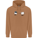 Ctrl Esc Funny Keyboard Police Gaming Gamer Mens 80% Cotton Hoodie Caramel Latte