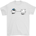 Ctrl Esc Funny Keyboard Police Gaming Gamer Mens T-Shirt Cotton Gildan White