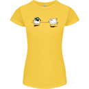 Ctrl Esc Funny Keyboard Police Gaming Gamer Womens Petite Cut T-Shirt Yellow