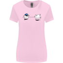 Ctrl Esc Funny Keyboard Police Gaming Gamer Womens Wider Cut T-Shirt Light Pink