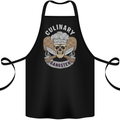 Cullinary Gangster Chef Cooking Skull BBQ Cotton Apron 100% Organic Black