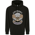 Cullinary Gangster Chef Cooking Skull BBQ Mens Hoodie Black