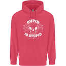 Cupid Is Stupid Funny Anti Valentines Day Childrens Kids Hoodie Heliconia
