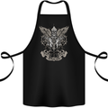 Cure the Infektion Skull Motorbike Biker Cotton Apron 100% Organic Black