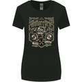 Custom Motorcycle Biker Motorbike Womens Wider Cut T-Shirt Black
