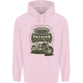 Custom Motorcycles Choppers Biker Motorbike Childrens Kids Hoodie Light Pink