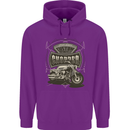 Custom Motorcycles Choppers Biker Motorbike Childrens Kids Hoodie Purple