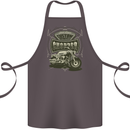 Custom Motorcycles Choppers Biker Motorbike Cotton Apron 100% Organic Dark Grey