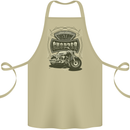 Custom Motorcycles Choppers Biker Motorbike Cotton Apron 100% Organic Khaki