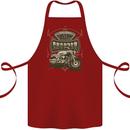 Custom Motorcycles Choppers Biker Motorbike Cotton Apron 100% Organic Maroon
