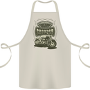 Custom Motorcycles Choppers Biker Motorbike Cotton Apron 100% Organic Natural