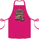 Custom Motorcycles Choppers Biker Motorbike Cotton Apron 100% Organic Pink