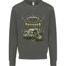 Custom Motorcycles Choppers Biker Motorbike Kids Sweatshirt Jumper Storm Grey