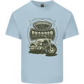 Custom Motorcycles Choppers Biker Motorbike Kids T-Shirt Childrens Light Blue