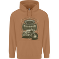 Custom Motorcycles Choppers Biker Motorbike Mens 80% Cotton Hoodie Caramel Latte