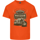Custom Motorcycles Choppers Biker Motorbike Mens Cotton T-Shirt Tee Top Orange