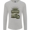 Custom Motorcycles Choppers Biker Motorbike Mens Long Sleeve T-Shirt Sports Grey