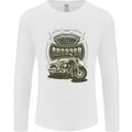 Custom Motorcycles Choppers Biker Motorbike Mens Long Sleeve T-Shirt White