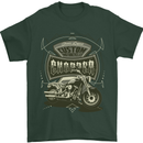 Custom Motorcycles Choppers Biker Motorbike Mens T-Shirt Cotton Gildan Forest Green