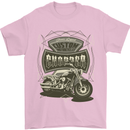 Custom Motorcycles Choppers Biker Motorbike Mens T-Shirt Cotton Gildan Light Pink