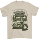 Custom Motorcycles Choppers Biker Motorbike Mens T-Shirt Cotton Gildan Sand