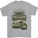 Custom Motorcycles Choppers Biker Motorbike Mens T-Shirt Cotton Gildan Sports Grey