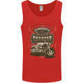 Custom Motorcycles Choppers Biker Motorbike Mens Vest Tank Top Red