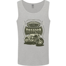 Custom Motorcycles Choppers Biker Motorbike Mens Vest Tank Top Sports Grey