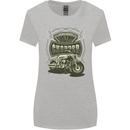 Custom Motorcycles Choppers Biker Motorbike Womens Wider Cut T-Shirt Sports Grey