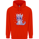 Cute Kawaii Baby Dragon Childrens Kids Hoodie Bright Red