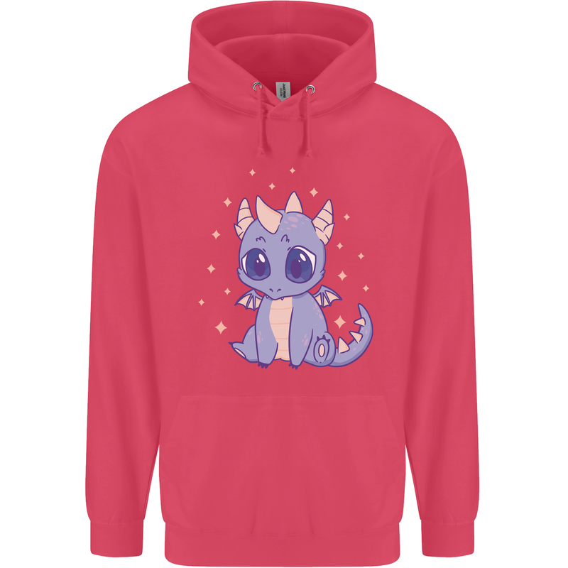 Cute Kawaii Baby Dragon Childrens Kids Hoodie Heliconia