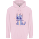 Cute Kawaii Baby Dragon Childrens Kids Hoodie Light Pink