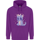 Cute Kawaii Baby Dragon Childrens Kids Hoodie Purple