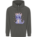 Cute Kawaii Baby Dragon Childrens Kids Hoodie Storm Grey